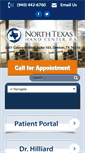 Mobile Screenshot of northtxhandcenter.com