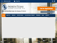 Tablet Screenshot of northtxhandcenter.com